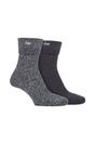 Charcoal 2 Pack Super Soft Boot Socks, Image 1 of 3
