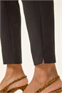 Black Diamante Stretch Trousers, Image 5 of 5