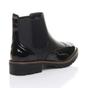 Black AJVANI Black Slip On Brogue Chelsea Ankle Boots, Image 4 of 6