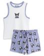 Purple Hello Kitty Kuromi Vest and Shorts Pyjama Set, Image 1 of 6