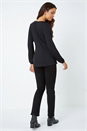 Black Side Twist Knot Top, Image 3 of 5