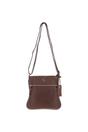Tan 'Edinburgh' Real Leather Crossbody Bag, Image 2 of 4