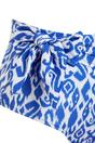 Multi WOVCOR Multi Ethnic Print Tie Side High Waist Bikini Bottom with Wrap Detail, Image 3 of 4
