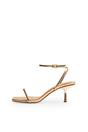 Gold Natalya Gold Square Toe Stiletto Mid Heels, Image 1 of 4