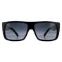 Black Marc Jacobs Black Rectangle Black Grey Dark Grey Gradient MARC ICON 096/S Sunglasses, Image 1 of 4
