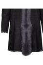 Dark Grey Toscana Sheep Suede Leather Trench Coat, Image 7 of 7