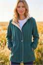 Teal Lightweight Hooded Jacket , Image 1 of 4
