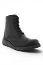 Black Womens Leather Ankle Boots-SARL069, Image 2 of 5