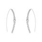 Silver Beaded Pull Through Sterling Silver Earrings, Image 1 of 1