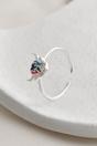 Multi Sterling Silver Highland Cow Adjustable Ring, Image 1 of 3