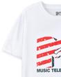 White MTV Santa Hat T-Shirt, Image 6 of 6