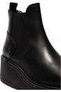 Black Womens Heel Ankle Platform Boots-HELY268, Image 5 of 5