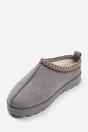 Light Grey 'Oak' Aztec Detail  Fur Lining Mini Boots, Image 3 of 3