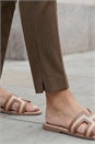Chocolate Stripe Bengaline Trouser, Image 4 of 4