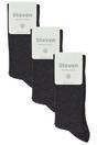 Grey 3 Pairs Soft Merino Wool Socks, Image 2 of 5
