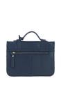 Navy Ashwood Leather Navy Stylish Real Leather Medium Satchel Bag, Image 3 of 4