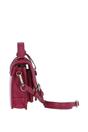 Raspberry Stylish Real Leather Small Satchel Bag, Image 4 of 4