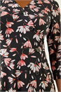 CORAL Floral Print Stretch Dress, Image 5 of 5