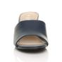 Navy Blue AJVANI Navy Blue Mid Block Heel Peep Toe Mules Sandals, Image 6 of 6