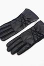 Black Metallic Touch Screen Winter Gloves, Image 3 of 4