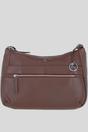 Brown 'Meath' Real Leather Shoulder Bag, Image 1 of 5