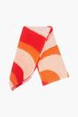 Red Wave Stripe Winter Scarf, Image 3 of 3