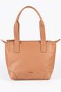 Tan Etre Tan Medium Faux Leather Tote Bag, Image 1 of 3
