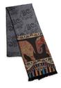 Multi Kashmiri Jamawar Scarf, Image 1 of 2