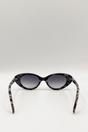 Black Classic Cat-Eye Sunglasses, Image 5 of 5