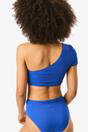 Cobalt One Shoulder Bikini Top, Image 2 of 4