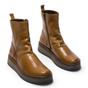 Camel Women's Leather Boots-RENO053FLY, Image 3 of 5