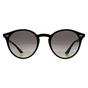 Black Ray-Ban Black Round Polished Black Grey Gradient 2180, Image 1 of 3