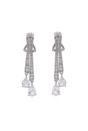 Silver Silver knot Dangle Earrings, Image 1 of 4