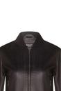 Black MA-1 Leather Bomber Jacket-Newcastle, Image 4 of 4