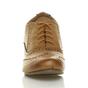 Tan AJVANI Tan Mid Heel Brogue Ankle Boots Shoe Boots, Image 6 of 6