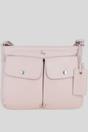 Light Pink 'Cardiff' Real Leather Crossbody Bag, Image 1 of 5