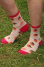 Orange Orange Fruit Bamboo Socks - Orange, Image 1 of 4