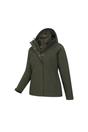 Khaki Alaskan 3 in 1 Padded Jacket, Image 3 of 6