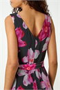 CERISE Sleeveless Floral Print Stretch Dress, Image 5 of 5
