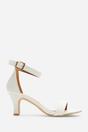 White Where's That From White 'Madrid' Mid Block Heel With Ankle Strap, Image 2 of 5