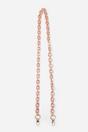 Pink Sarta Pink Marbled Oval Link Acrylic Bag Strap, Image 2 of 3
