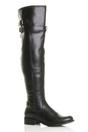 Black AJVANI Black Riding Over The Knee Boots, Image 5 of 8