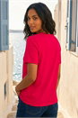 Red Embellished Heart T-Shirt, Image 3 of 4