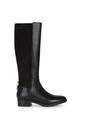 Black Felicity Leather Calf Boots, Image 3 of 4