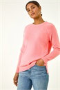 Rose Soft Crew Neck Jumper, Image 2 of 6