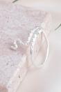 Silver Sterling Silver Snake Adjustable Ring, Image 4 of 5