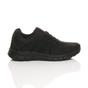 Black AJVANI Black Lace Up Memory Foam Trainers, Image 2 of 2