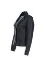 Black Ashwood Leather Black 'Angelica' Real Leather Two Button Blazer, Image 3 of 5