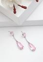 Light Pink Diva Raindrop Earrings, Image 2 of 5