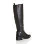 Black AJVANI Black Calf Riding Boots, Image 4 of 6